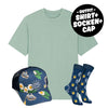 Outfit des Monats: Apfelwein | Cap + Shirt + Socken