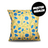 Kissenbezüge mit Blumen- und Kräuter-Motiven