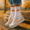 Kürbis Tennissocken