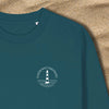 Schönwetterfront Leuchtturm Sweatshirt – Vorderseite mit kleinem Print auf der Brust