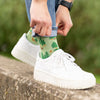 Hellgrüne Wald und Wiese Socken mit Waldtieren und Bäumen